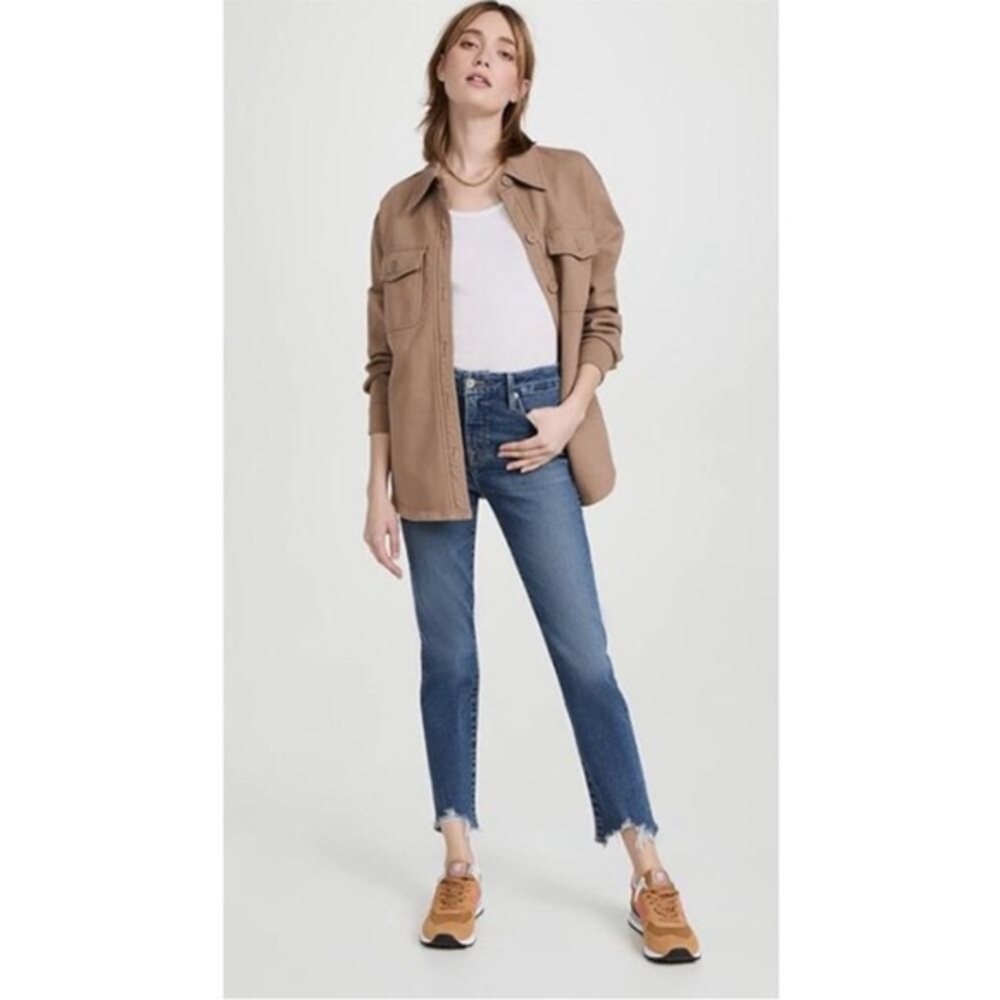 Good American Cigarette cropped jeans. Size 10.